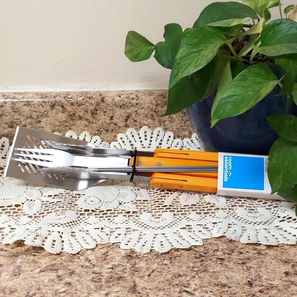 7pc Stainless Steel Grill Tool Set